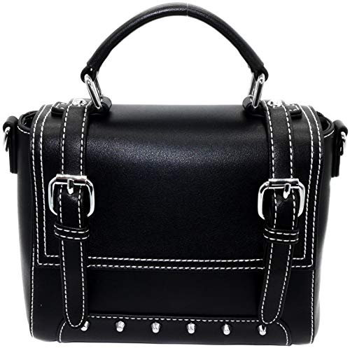 Damen Tasche Schultertasche Umhängetasche, Klein Schwarz