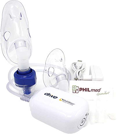 DeVilbiss AirForce Mini Inhalationsgerät mit Kompressor, tragbar und leise