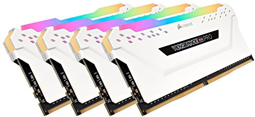 Corsair Vengeance RGB PRO 64GB (4x16GB) DDR4 3000MHz C15 XMP 2.0 Enthusiast RGB LED-Beleuchtung Speicherkit - weiß