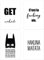 PICSonPAPER Poster 4er-Set, ungerahmt DIN A4, Get Naked, C'est la Fucking Vie, I'm not Saying I'm Batman, Hakuna Matata in Top Qualität (Life, ohne Rahmen)