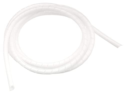 Amazon Basics Kabelkanal, ideal zur Kabelführung und zum Schutz der Kabel vor Haustieren, 2.5 m, weiß (Früher Marke AmazonCommercial)