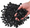 Hisredsun 3.96 lb Black Decorative Stones,0.4-1 inch Natural Polished Pebbles for Plant Pots,River Rocks for Landscaping, Vase Fillers,Succulents,Aquarium and Garden Decoration