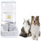 Old Tjikko Automatischer Futter und Wasserspender für Katzen und Hunde,Futterautomat Katze,Automatischer Futterspender & Wassertränker im Set für Kleintiere,Hund Schüssel,3.8L PBA frei (Wasserspender)