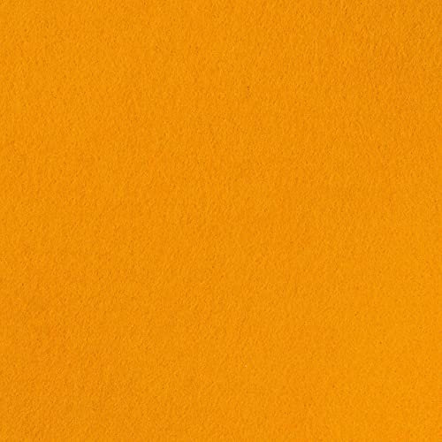 Pandoras Upholstery Self Adhesive Sticky Backed Felt Baize Craft Material Fabric - 450mm Wide x 3 Metres (Rolled) Mustard
