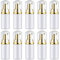 Tiamu 10PCS 30ML Plastic Foaming Pump, Empty Soap Mousses Liquid Dispenser, Shampoo Lotion Bottling Foam Bottles for Refillable Travel Liquid, Body Wash, Eyelash Shampoo