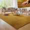 Paco Home Moderner Kuscheliger Wohnzimmer Teppich Kurzflor waschbar flauschig Weich Einfarbig Felloptik zeitlos stilvoll rutschfest pflegeleicht, Grösse:200x280 cm, Farbe:Gelb