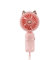 Moskado Portable Mini Handheld Fan, Cute Cat Small Electric Fan with Rechargeable Battery and 3 Speeds for Girls/Ladies/Kids Outdoor Travel, Foldable USB Hand Fan for Bedroom/Desktop/Office (Pink)