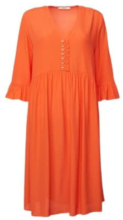 ESPRIT 023ee1e313 Vestido, 635/Orange Red, 36 para Mujer