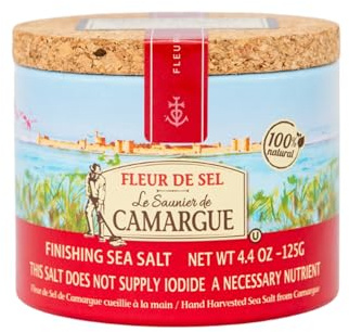 Le Saunier De Camargue Fleur de sel - Le pot de 125g