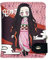 wopin Geldbörse Kinder, Anime Geldbörse, Portemonnaie für Jugendliche Mädchen Nezuko Geldbörse Rosa Bifold PU Leder Kleine Geldbörse 11.8 x 9 cm