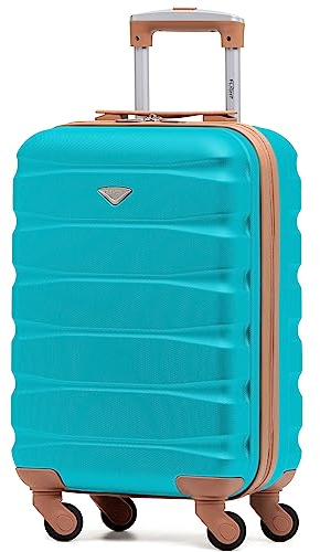 Flight Knight ABS-Hartschalenkoffer Kabinen- und Handgepackoptionen, die fur uber 100 Fluggesellschaften zugelassen sind, darunter easyJet, British Airways, RyanAir, Virgin Atlantic, Emirates