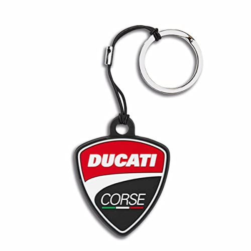 Ducati Corse Shield Schlüsselanhänger Keyring NEU 2023