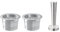 INEOUT Wiederverwendbare Kaffeefilter, Kompatibel Mit Tchibo Cafissimo Classic Kaffeekapsel-Nachfüllkapsel, Kompatibel Mit Caffitaly K-fee Kaffeemaschine, Küchenzubehör (Color : 2 Capsules 1 Tamper)
