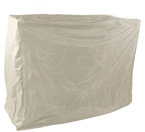 Jeffergarden Housse de Table de -Pong d'extérieur, 190 Légère Couverture de Table de -Pong Enduite d'argent Solaire Imperméable à l'eau pour l'extérieur (Beige)