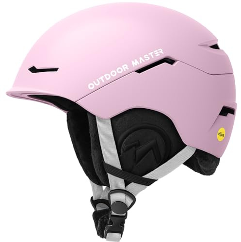 OutdoorMaster Elk MIPS Casque de Ski - Casque de Sports de Neige Casque de Snowboard pour Hommes Femmes & Jeunes