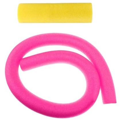 Amagogo Schwimmende Poolnudeln, Schaumstoffrohr mit Verbindungsgelenk, 149,9 cm, Schwimmbadnudeln für Kinder und Erwachsene, Bastelprojekte, Rosa einfarbig