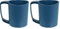 Lifeventure 75730 Ellipse Reusable Mug for Camping, Travel & Outdoor - Navy Blue, 300ml (Pack of 2)