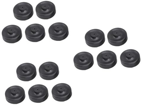 DOITOOL 3sets Fish Tank Air Pump Silent Pond Air Pump Aquarium Silica Gel Membrane Accessories 5pcs*3