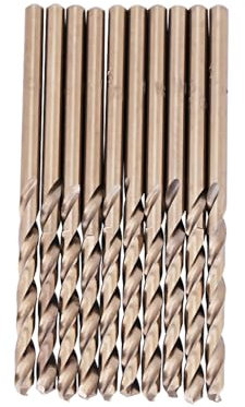 M35 HSS-CO 1.0-5.0MM Cobalt Drill Bit Set for Drilling in Stainless Steel (4mm)