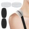 Lahviuu 2 Pairs BH-Trägerkissen Aus Silikon,BH Träger Halter Polster Schultergurt BH Halter rutschfeste Schulterpolster Damen BH Breite Träger(Schwarz/Weiß)
