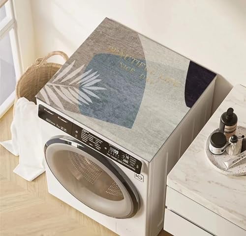 Secadora Protector Cubierta Superior Antideslizante， Secadora Para La Parte Superior Con Tapetes，Cubierta Superior Para Lavadora，Suave, recortable para lavadoras W,40x40cm