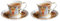 XXAD553TY Juego de Taza de Té y Café Vintage Juego de Tazas y platillos de café de Porcelana de Hueso exquisitos, vajilla de té de la Tarde Vintage, Platos for Aperitivos, Conjunto con Caja de r