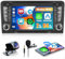 2+64GB Android Radio de Coche Carplay para Audi A3 8P S3 RS3 Sportback 2003-2012 Pantalla Táctil 7 Pulgadas con Navegación GPS, Wireless Android Auto, Bluetooth, FM RDS, Cámara Trasera