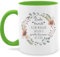 Tasse Tassen 325ml - Erzieher - Kleine Menschen brauchen so große Herzen wie deins | Erzieherin Geschenk | Tagesmutter Geschenke | Krippe Abschiedsgeschenk KiGa - 325 ml - Hellgrün