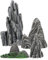 ABOOFAN 4 Stück Steingarten Mini-landschaftsverzierung Bergdekor Mini-Bonsai-Modell Pflanzen-Bonsai-Modell Bonsai-schmuck Für Den Innenbereich Gartenzubehör Landschaft Berg Harz