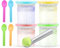 24 oz Ice Cream Containers for Ninja CREAMi Deluxe NC500 NC501 UK Series, 4Pack Ice Cream Tubs with Lids and Scoops Ice Cream Pint Accessories Compatible with Ninja Ice Cream Maker
