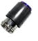 DZSLLOOI Auspuffblenden 1PC Runde Auspuffspitze Lila Rohr Glänzend Carbon Fiber Universal Schalldämpfer Rohr Auspuffrohr Endrohrblenden Blende(80MM IN-101MM Out)