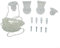 Complete Set of 25MM Roller Blind Fitting Parts Brackets and Chain for Repairs