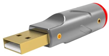 Fangxuee Câble de Données USB Plaqué Or 24K HiFi Audio USB AB Connecteur USB 2.0 Câble de Données USB Plaqué Or 24K DIY Type A Type B Connecteur USB AB USB 2.0 Port de Queue de Prise Jack A51