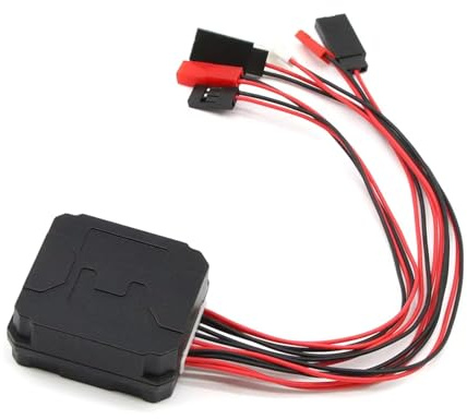 RC Drehzahlregler Für TRX4 Für SCX10 1:10 D90 RC Teile 6-7.2V 4 Kanal Drahtlose Elektrische Winde Fernbedienung Licht Gruppe Schalter Mit Für Reichweite 20m
