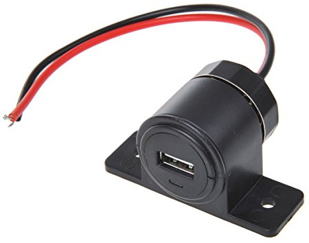 IWH 19017 USB Aufbau-Steckdose 12/24 Volt