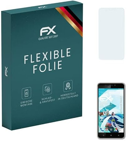 atFoliX Schutzfolie kompatibel mit Emporia Smart.2 Folie, ultraklare und flexible FX Displayschutzfolie (3X)