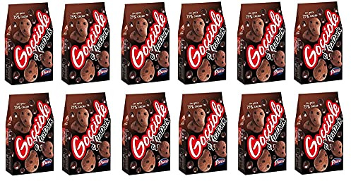 12x Pavesi Gocciole Biscuits Cookies with Extra Dark Chocolate 400g