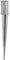 ADGO Support de Poteau rond Ø 80 x 750 mm Piquet de Clôture Galvanisé à Chaud Gaine Enfichable Support Manchon de Sol Manchon Enfichable Ancrage Acier Argent