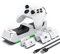 Nyko Charging Station for Xbox Series XS and Xbox - Charge Base for 2 Xbox Controllers w/LED Indicators and Extra USB Port - Xbox Controller Charge Stand w/Rechargeable Batteries - Xbox Accessories