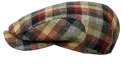 Wigens Ivy Contemporary Cap Flatcap aus Wolle - Rot (312) - 58 cm