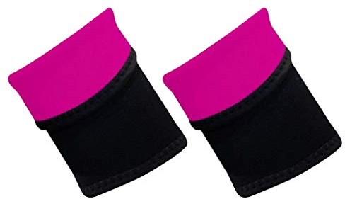 Beiyasi Elastische Neopren-Armstulpen für Frauen Körperliches Training Oberarmtraining Neopren-Armstulpen Schwarz + Gelb