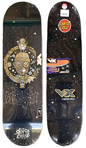 Santa Cruz Skateboard-Brett / Deck, Wooten Crest VX, 21,6 x 81,8 cm