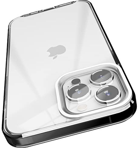 elago Cover Trasparente Ibrida Clear Custodia Compatibile con iPhone 13 Pro Max Case (6.7) - Tecnologia Ibrida PC + TPU, Ingiallimento Ridotto, Protezione Completa del Corpo (Nero)