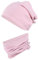 TupTam Kinder Beanie Mütze Schlauchschal Set Übergangszeit, Farbe: Altrosa, Größe: 50-52