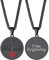 FaithHeart Erkennungsmarke mit Gravur personalisierter Hundemarke mit eigener Gravur für Religiöser Leute
