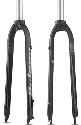STRTG Fourche VTT De Frein À Disque Rigide 1-1/8 en Alliage D'aluminium 26/27.5/29, Fourche VTT Ultra Légère À Tube Conique sans Filetage 28.6 Mm A,26inch