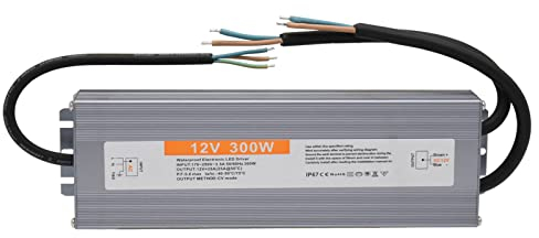 LED Trafo 12V 300W DC Netzteil Outdoor IP67 Wasserdicht Transformateur für LED Streifen
