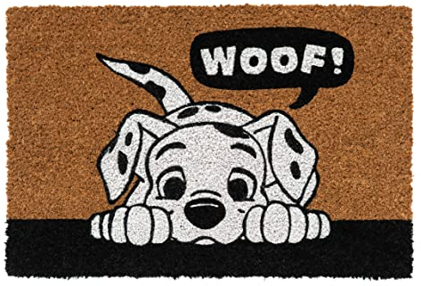 Grupo Erik Door Mat Dog Disney | 101 Dalmatians | 40 x 60 cm | Rectangular | Doormat | 101 Dalmatians Color | Unisex