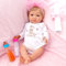 MARÍA JESÚS Reborn Baby Silikon Vinyl Reborn Puppe 2kg und Head Drop Effekt Reborn Baby mädchen dekoriert mit Rötungen Falten Lebensechte babypuppen Reborn Babys Reborn Babypuppen