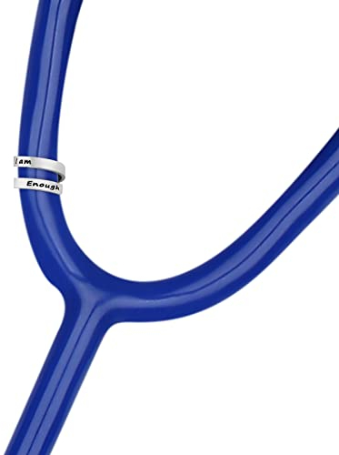 Personalisiertes Stethoskop-Namensschild Benutzerdefiniertes Stethoskop-ID-Tag-Geschenk FÜR Krankenschwester-Doktor (Silber)